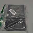 Small Black Floating Shelves for Wall Decor, Wall Mounted Wood Shelf for Bedroom, Living Room, Bathroom, Kitchen, Nursery, Display Ledge Shelf with Lip Set of 2-8 Inches, Black