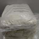 Bedsure King Comforter Set 5 Pieces - Bed in a Bag with Checkered Throw Blanket and Decorative Pillow, Lightweight Bedding Comforter Sets, All Season Boho Bedding, Linen Beige