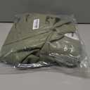 OVZME Green Curtains 63 Inch Length 2 Panels Set, Farmhouse Light Filtering Faux Linen Curtains for Living Room Bedroom, Rod Pocket Soft Thick Textured Window Drapes, 2x42Wx63L Inches