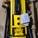 YELLOW JACKET 3.5 Ton Low Profile Floor Jack Quickly Lift Hydraulic Car Jack with Dual Pumps, 7700 lb Capacity (Steel)