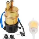 Road Passion 12v 55LPH Electric Fuel Pump for Honda Goldwing 1200 GL1200A 1984-1987/Honda V45 Magna VF750C 1982-1983/Honda V65 Magna VF1100C 1983-1985