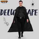 Spooktacular Creations Halloween Cape Costume, Black Cape for Adult, Black Cloak Knight for Halloween Dress Up Party Cosplay (Black, L)