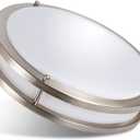 Drosbey 36W Dimmable LED Ceiling Light Fixture, 12in Flush Mount Light Fixture, Ceiling Lamp for Bedroom, Kitchen, Bathroom, Hallway, Super Bright 3600 Lumens, 3000K Warm White