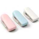 Washi Tape Cutter Set of 3, Mini Tape Dispenser, Portable Handy Masking Tape Cutting Tool, Cute Washi Cutter Clip for Home Office School (Random Color)