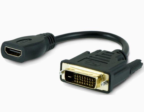 GE DVI to HDMI Adapter, Black