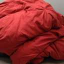 CozyLux King Size Comforter Set Dark Red, 7 Pieces Pintuck Bed in A Bag Red Comforter King Size, Pinch Pleat Bedding Set with All-Season Comforter, Sheets, Pillowcases & Shams