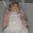 Milidool Reborn Baby Dolls Girl, 22 inch Soft Body Lifelike Realistic Newborn Baby Girl Real Life Baby Dolls with Gift Box Feeding Toy Accessories Set,Gift for Grandma and Kids 3+