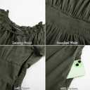 Scarlet Darkness Renaissance Dress for Women 2026 Summer Spring Cotton Off The Shoulder Boho Midi Dresses (Green, XXL)