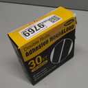 Navona 30Ft x 1 Inch Hook and Loop Strips with Adhesive  2 Rolls Heavy Duty Hook and Loop Tape with Backing for Home, Office, School, and Crafting Projects, Black