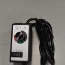 AC Motor Speed Controller 120V 15A Max Electronic Fan Speed Controller Variable Adjuster for Hydroponics Inline Duct Exhaust Ceiling Fans with 6' Long Cord