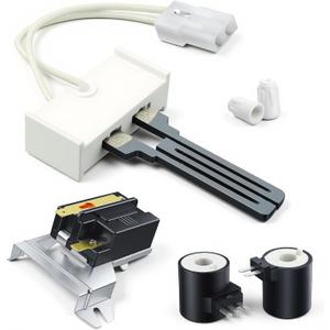 Gas Dryer Repair Kit - 279311 Igniter,338906 Gas Dryer Flame Sensor,279834 Gas Valve Solenoid Coils Kit- Fit for Whirl-pool,May-tag,Ken-more - Replaces WP338906 AP3094138 PS334310 by TOMOON