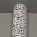 White Christmas Tree Collar Bling Christmas Tree Stand Collar 28.8 inch Sequin Xmas Tree Base Cover Large Christmas Tree Ring Round Tree Base Collar Rustic Trees Collars for Winter Holiday