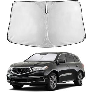 EcoNour Windshield Sunshade Compatible for Acura MDX 2014-2018 2019 2020, Sun Visor for Front Windshield & Window Sun Shade Cover, UV Heat Blocker & Protector, Car Accessories
