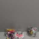 84pcs Birthday Party Decorations Magical Music Themed Set Include 50pcs Stickers, 12pcs Bracelets, 12pcs Key Chains, and 10pcs Buttons Pins for Birthday Party Decorations