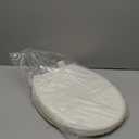 Mayfair Aurora Slow Close Toilet Seat, Easy Clean Hinges and Adjustable Perfect Fit Plastic Seat, Made in USA, Round, Biscuit