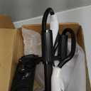 SAIJI Gooseneck Phone Holder for Bed Overall Length 38.6” Flexible Leather Wrapped Arm Overhead Cell Phone Mount Stand with 360° Adjustable Clamp Clip, Compatible with All 4-7” Cellphones (Black)