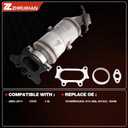 Catalytic Converter Kit Compatible with Civic 2006 2007 2008 2009 2010 2011