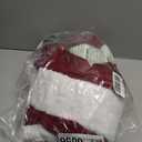 SOMOYA Santa Claus Costume for Men Christmas Santa Suit Deluxe Santa Outfit Plush Velvet 9 Pcs (X-Large, Burgundy)