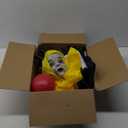 Halloween Decorations Outdoor 4FT Life Size Scary Boy Animatronics Prop with Glowing Red Balloon Sound & Motion Activated Sensor Outside Indoor Yard Haunted Party Grave Decor