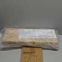 RICHER HOUSE Rustic Wood Shelves Set of 5, Farmhouse Style Floating Shelf for Wall Decor, Hanging Shelves for Bathroom, Bedroom, Storage, Kitchen, Living Room - Carbonized Black