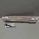 No Tools No Drill Cordless Roman Shades for Indoor Windows 100% Blackout, for Window Size 20" W 48" H Beige