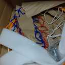 VEVOR Basketball Hoop, 44 54 Inchs PC Backboard Wall Mounted, Basketball Portable Hoop & Goal, Indoor & Outdoor with Hand-Crank Adjustment, Classic Basketball Court, Teens, Adults, Schools, Parks (Orange Rim 18in)