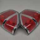 Tail Light Assembly Fit Ford F150 F-150 2009 2010 2011 2012 2013 2014 Rear Back Up Cover Taillight Lens Left Driver Right Passenger Replaces BL3Z13404AB BL3Z13405AB BL3Z13404B (Lamp Included) (2009-2014)
