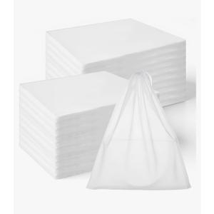 SHENLIU 200 Pcs Dust Proof Shoe Bag Drawstring Dust Bags for Purses Storage Bags for Handbags Non Woven Fabric Handbag Shoe Covers for Packing, Travel, Home Closet Organizer DustCover, 12.2 x 15 Inch