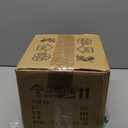 ULAROOM Small Mushroom Lamp,USBPlug in Bedside Table Lamps with 3Temperature LED Bulb Dimmable,Unique Cute Aesthetic Home Decor for Living Room,Bedroom, Modern Ceramic Base Glass Lamp(Orange)