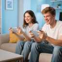 Clear Case Protector for Nintendo Switch 2(2025), KOVA TPU Grip Protective Cover Skins for Nintendo Switch 2 Joypad & Console with Tempered Films& Thumb Caps, Accessory Kits Compatible with New Switch