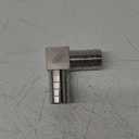 Beduan 1-1/4" ID Hose Barb Elbow 90 Degree Stainless Steel L Right Angle Barbed Fitting(Pack of 1) (1.25 Inch)