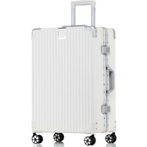 HotWay Carry On Luggage with Aluminum Frame, 20 Inch PC Hard Shell Suitcase with Spinner Wheels and TSA Lock, Lightweight Luggage for Travel (22x14x9 Airline Approved)