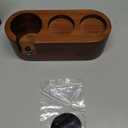 Espresso Tamping Station 54mm For Breville Espresso Machine Accessories,Rosewood Portafilter Holder Tamping Mat Espresso Coffee Equipment (Classic)