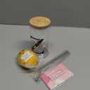 Monogrammed Initial Glass Cup with Lids and Straws, Personalized Gift Set with Doll, 16 Oz Ice Coffee Cup for Women, Birthday Christmas Mothers Day Gift for Her, Z