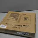 SUNEE 3 Ring Binder 1 Inch 4 Pack, Clear View 1" Binders Three Ring PVC-Free (Fit 8.5x11 Inches) for School or Office Supplies, Assorted Pastel