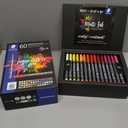 STAEDTLER Pigment Arts Multi Ink Brush Pen: 60 Colors, Fiber-Tip Pens With Brush Nib, Permanent, Waterproof, No Bleed Pens for Journaling, Coloring, Hand Lettering, Mixed Media
