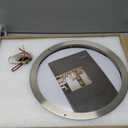 52in Ceiling Fan with Light,Modern Ceiling Fan with Light and Remote for Bedroom, Flush Mount, DC Reversible Motor, Brushed nickel lampshade with Super Bright LED Ceiling light source,3CCT, Indoor