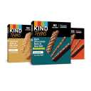 KIND Thins Snack Bar, Variety Pack, Dark Chocolate Nuts & Sea Salt, Caramel Nuts & Sea Salt and Peanut Butter Dark Chocolate, Low Calorie Snacks, Gluten Free, Low Sugar, 2-3g Protein, 30 Count