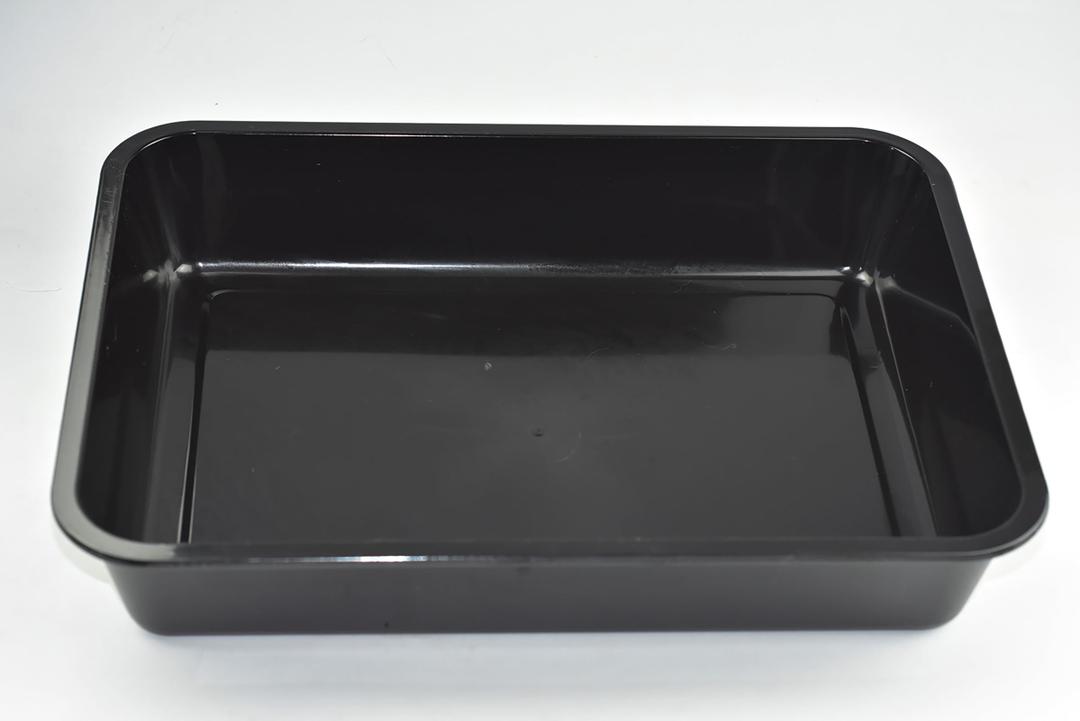 Black Metal High-Sided Oven Dish (13.5 x 9In.)