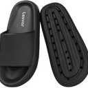 Leevar Cloud Slides for Women and Men - Soft, Comfy, Relax Cloud Slippers, Thick Sole, Non-slip Slides for Men, Easy to Clean, Shower, Swimming, Beach, Indoor and Outdoor Slides for Men 44-45