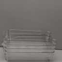Clear Fridge Organizer, Refrigerator Organizer Bins with Handle, Freezer, Kitchen Cabinet, Pantry Organization, BPA Free Fridge Organizers (12.4 inch 4 Pack)