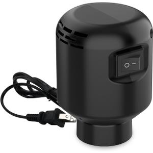 Vacuum Storage Bags Electric Air Pump, Dual-Interface Design Compatible With Various Vacuum Seal Bags For Clothing/Quilts/Blankets (Black)