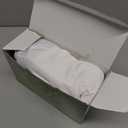 Vivacious Bedding Premium 800TC Split Corner Bed Skirt Grey Queen Size 17" Drop Length  100% Organic Cotton Bedskirt