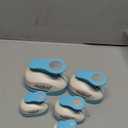 BearBoss 5 Circle Paper Punch, Handmade Scrapbook Paper Puncher, Different Size of Scrapbooking Punches Crafting Designs for Office Supplies, Card Making, DIY Albums Photos, Classic White