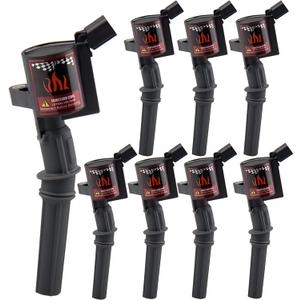 Set of 8 Ignition Coil Pack Compatible With Ford F150 F250 Explorer Lincoln Mercury 4.6L 5.4L V8 V10, Upgraded Coil Pack Compatible with DG508 DG457 DG472, Black