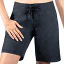 Kanu Surf Women's Marina UPF 50 Active Swim Board Short (Reg & Plus Sizes) (Black, S)
