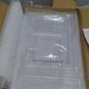 Clear Plastic Stackable Shoe Box with Acrylic Magnetic Door, Fit up to US Size 12 (10 pcs)