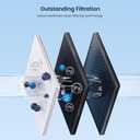 GLACIER FRESH EDR1RXD1 Refrigerator Water Filter Compatible with W10295370A, EDR1RXD1, WHR1RXD1, KAD1RXD1, Filter 1, W10295370, P4RFWB, P8RFWB2L, 46-9930, 46-9081 Refrigerator Water Filter 3 Pack