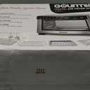 Gourmia Toaster Oven Digital Air Fryer - Convection Mode with 4 Slice Capacity, 3 Rack Positions, 12 Presets, Toast, Bagel, Bake, Roast, Broil, Dehydrate, Popcorn, Fits 9" Pizza, Stainless Steel (Large, Silver)