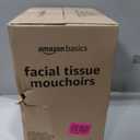 Amazon Basics Facial Tissue, 2-Ply, Soft and Strong, 2880 Count (18 Packs of 160)